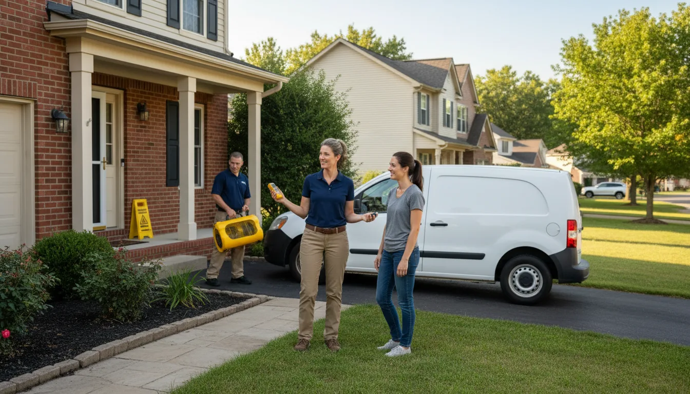 Water restoration image for Dehumidification And Cleanup Services in Ogden, KS